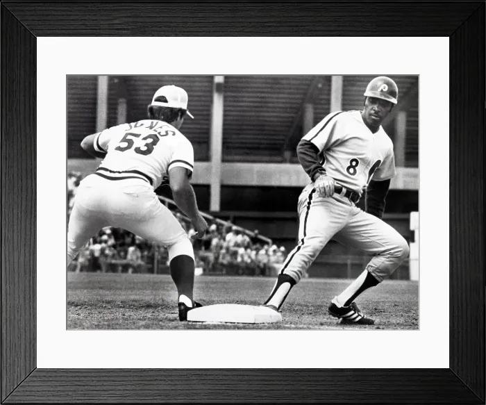 Framed Print : Joe Morgan and Jeff Jones