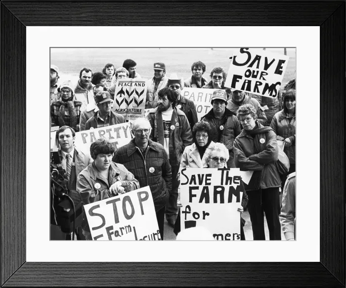 Framed Print : Iowa Farm Unity Coalition Demonstration Framed Print : Iowa Farm Unity Coalition Demonstration