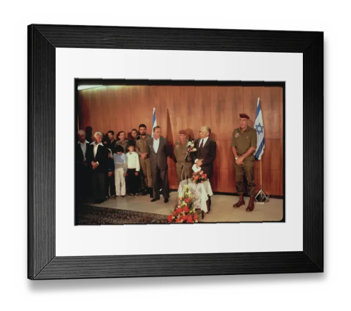 Framed Print : Israeli Chief of Staff Ceremonies for Moshe Levy Framed Print : Israeli Chief of Staff Ceremonies for Moshe Levy