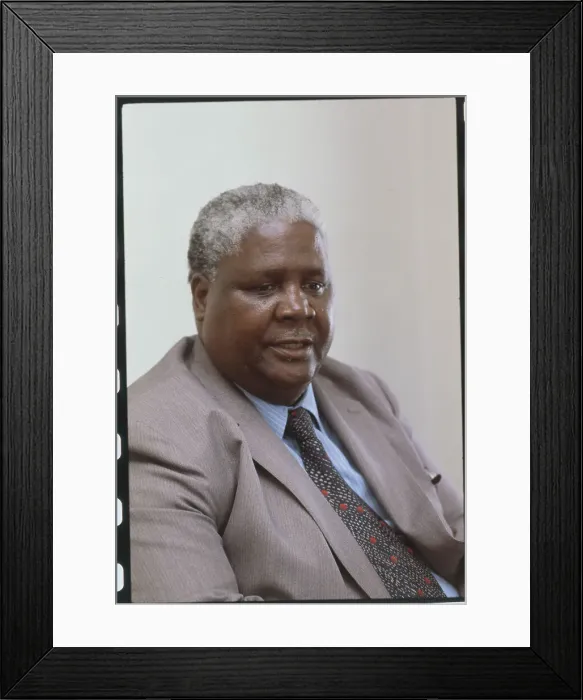 Framed Print : Portrait of Joshua Nkomo Framed Print : Portrait of Joshua Nkomo