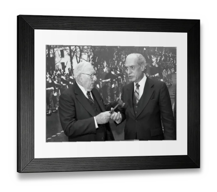Framed Print : Passing the Gavel