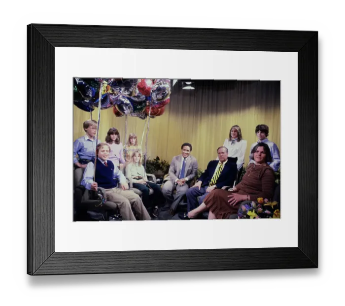Framed Print : Kienest Quintuplets Attending Today Show Framed Print : Kienest Quintuplets Attending Today Show