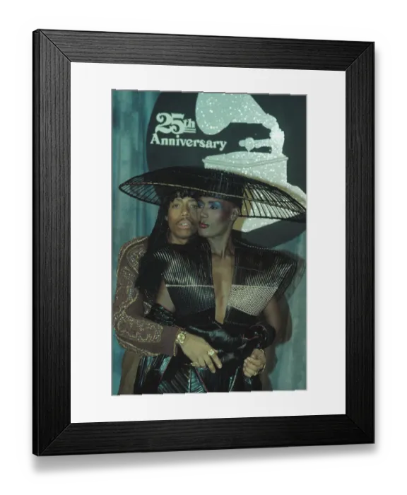 Framed Print : Grace Jones and Rick James Grammy Awards Framed Print : Grace Jones and Rick James Grammy Awards