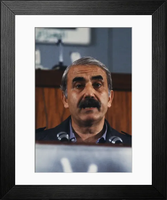 Framed Print : Portrait of George Habash Framed Print : Portrait of George Habash