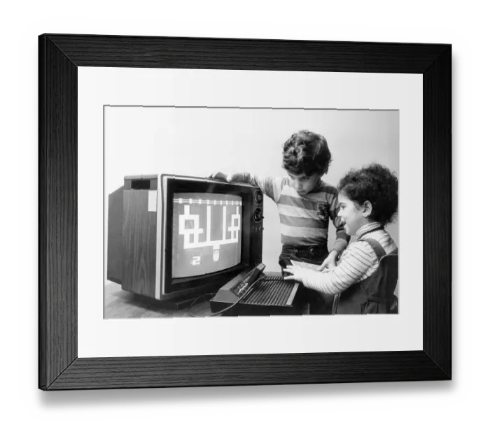 Framed Print : Katherine and Isaac Esterman Playing Framed Print : Katherine and Isaac Esterman Playing