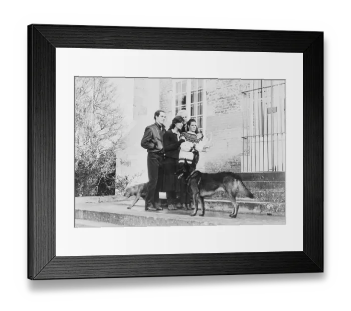 Framed Print : Prince Rainier with Children Framed Print : Prince Rainier with Children