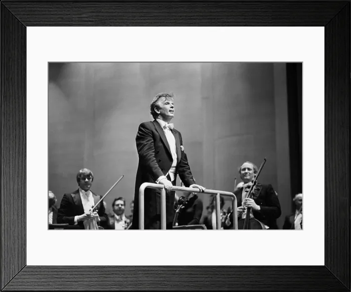 Framed Print : Conductor Christoph von Dohnanyi with the Cleveland Orchestra Framed Print : Conductor Christoph von Dohnanyi with the Cleveland Orchestra