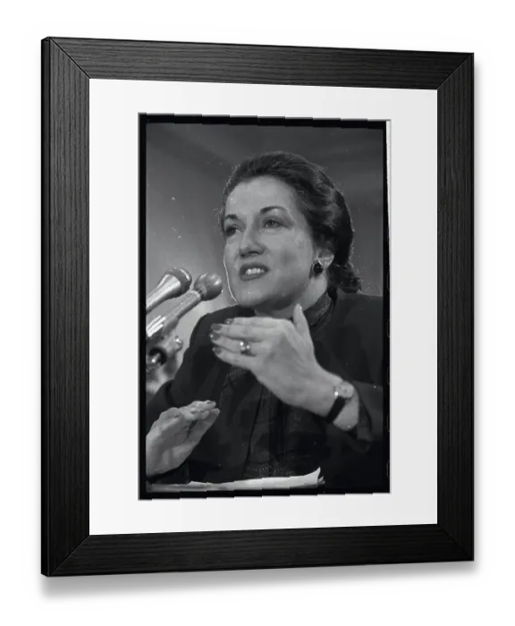 Framed Print : Elizabeth Dole Speaking at Hearing Framed Print : Elizabeth Dole Speaking at Hearing