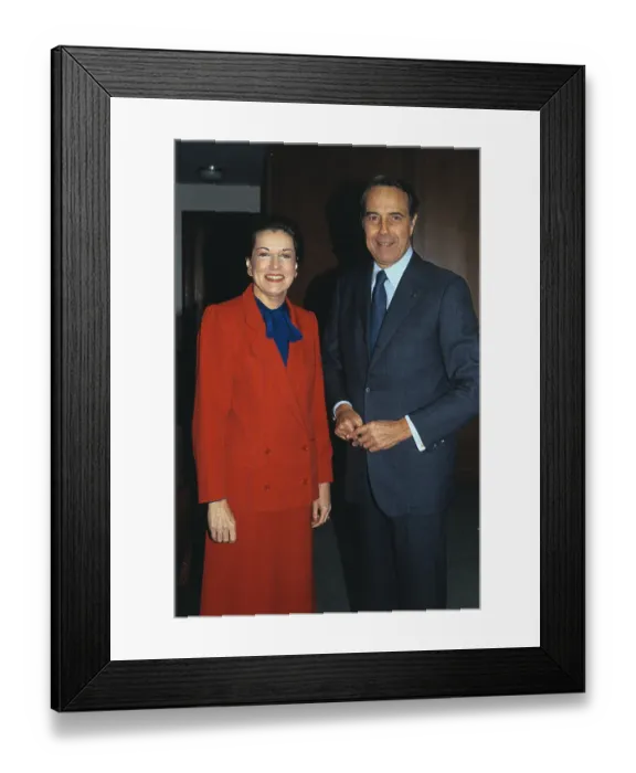 Framed Print : Elizabeth and Robert Dole Standing Framed Print : Elizabeth and Robert Dole Standing