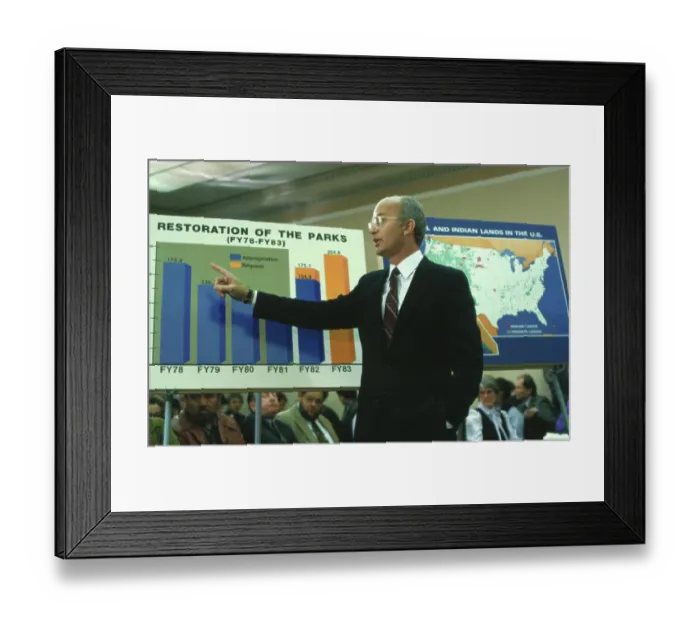 Framed Print : James Watt with Chart Framed Print : James Watt with Chart