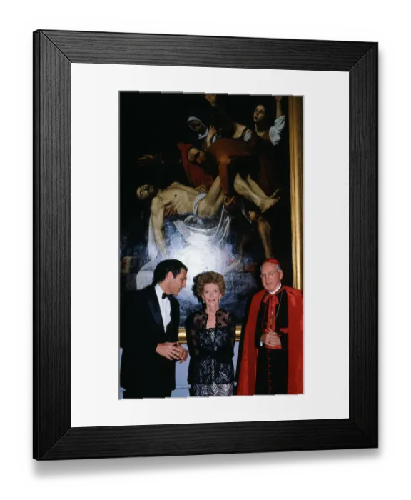 Framed Print : Nancy Reagan on Museum Tour Framed Print : Nancy Reagan on Museum Tour