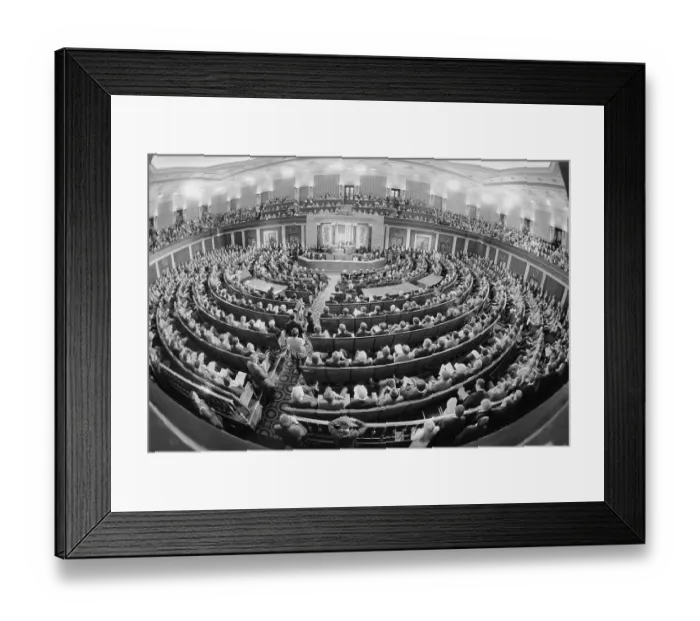 Framed Print : Chamber of the U.S. House of Representatives Framed Print : Chamber of the U.S. House of Representatives
