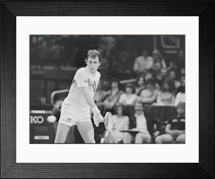 Framed Print : Ivan Lendl Returning Ball Framed Print : Ivan Lendl Returning Ball