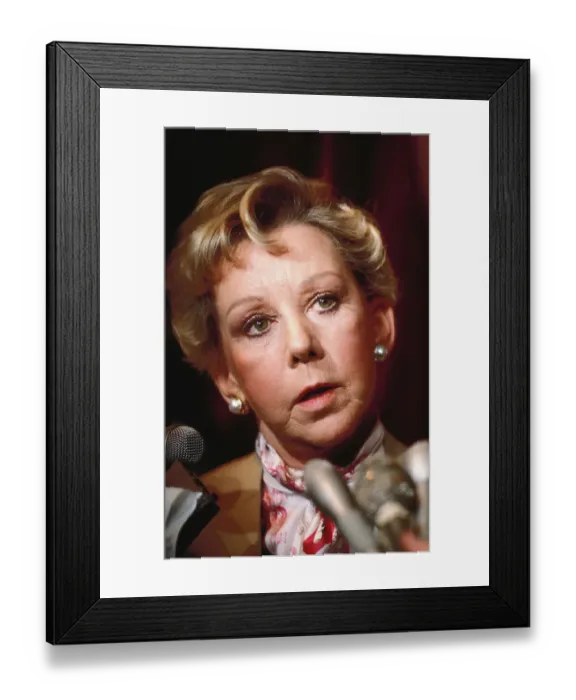 Framed Print : Chicago Mayor Jane Byrne Framed Print : Chicago Mayor Jane Byrne