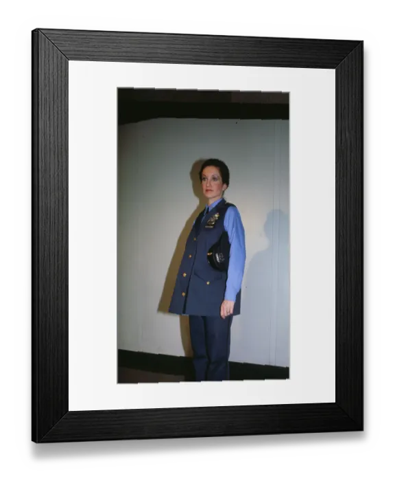 Framed Print : Police Maternity Uniform Framed Print : Police Maternity Uniform