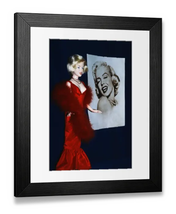 Framed Print : Marilyn Monroe Doll Framed Print : Marilyn Monroe Doll