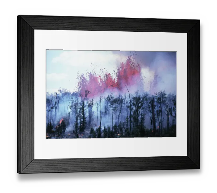 Framed Print : Kilauea Volcano Erupting Framed Print : Kilauea Volcano Erupting