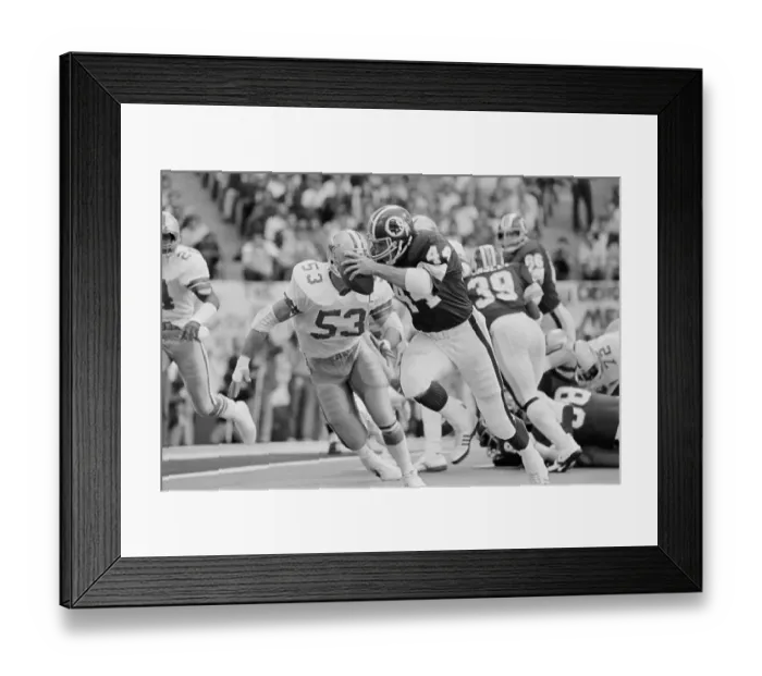 Framed Print : John Riggins Scoring a Touchdown Framed Print : John Riggins Scoring a Touchdown
