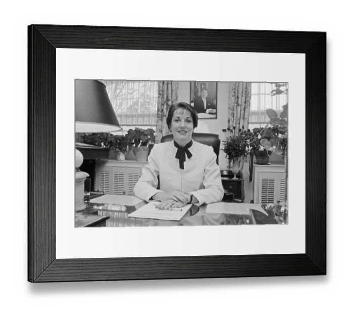 Framed Print : Elizabeth Dole After Cabinet Nomination Framed Print : Elizabeth Dole After Cabinet Nomination