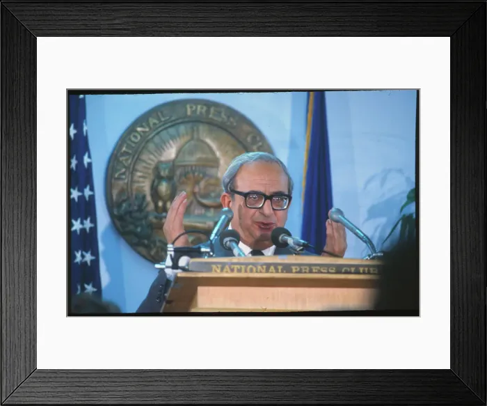 Framed Print : Yitzhak Navon at Microphones Framed Print : Yitzhak Navon at Microphones