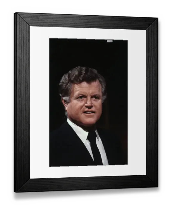 Framed Print : President George Bush Swearing in Eward Kennedy Framed Print : President George Bush Swearing in Eward Kennedy