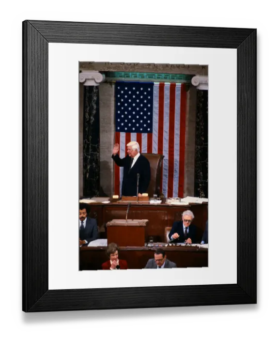 Framed Print : Tip O'Neill Being Sworn in as Speaker of the House Framed Print : Tip O'Neill Being Sworn in as Speaker of the House