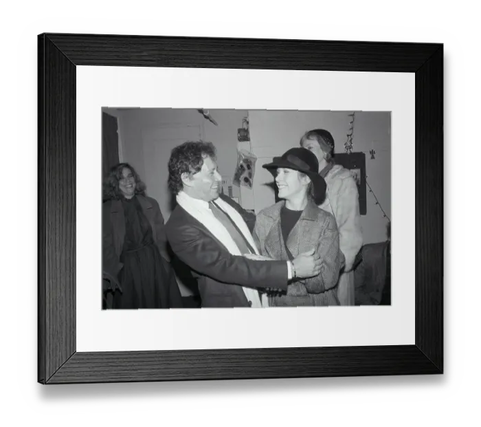 Framed Print : Eddie Fisher Hugs Carrie Fisher Framed Print : Eddie Fisher Hugs Carrie Fisher