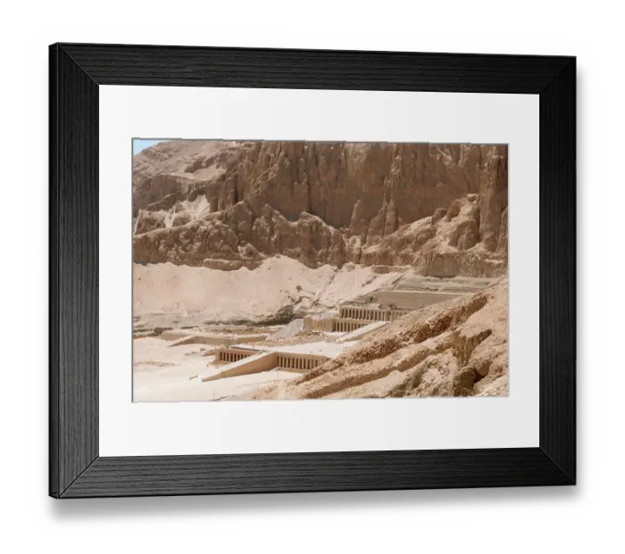 Framed Print : Side View of Temples of Hatshepsut Framed Print : Side View of Temples of Hatshepsut