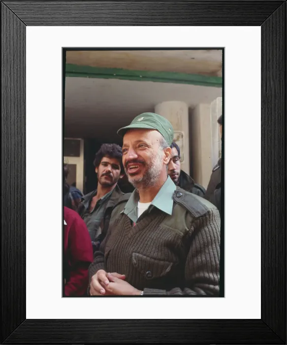 Framed Print : Arab Leader Yasser Arafat