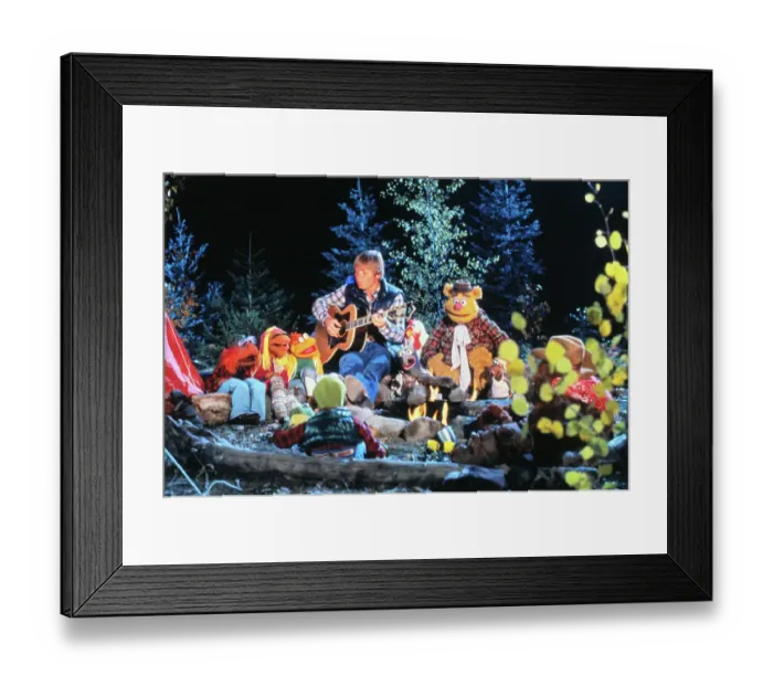 Framed Print : John Denver Playing Guitar with Muppets Framed Print : John Denver Playing Guitar with Muppets