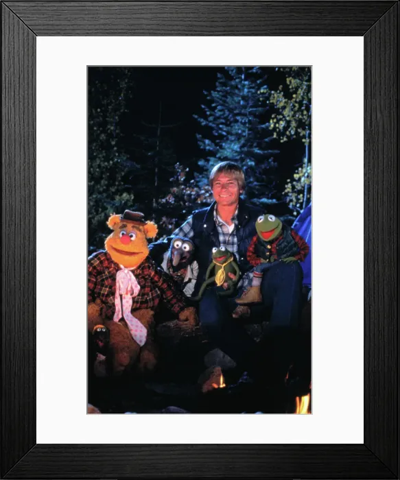 Framed Print : John Denver with Muppets Framed Print : John Denver with Muppets