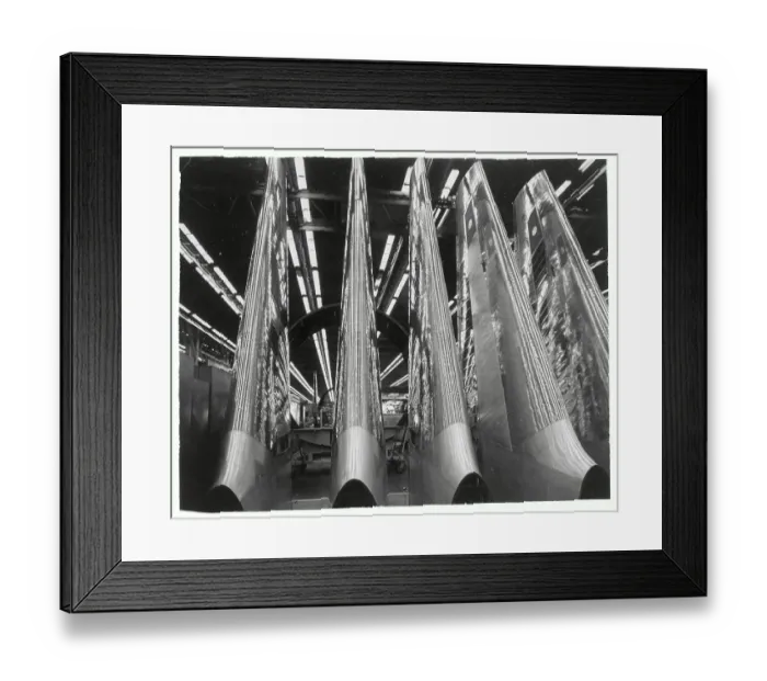 Framed Print : Airplane Parts in Hangar Framed Print : Airplane Parts in Hangar