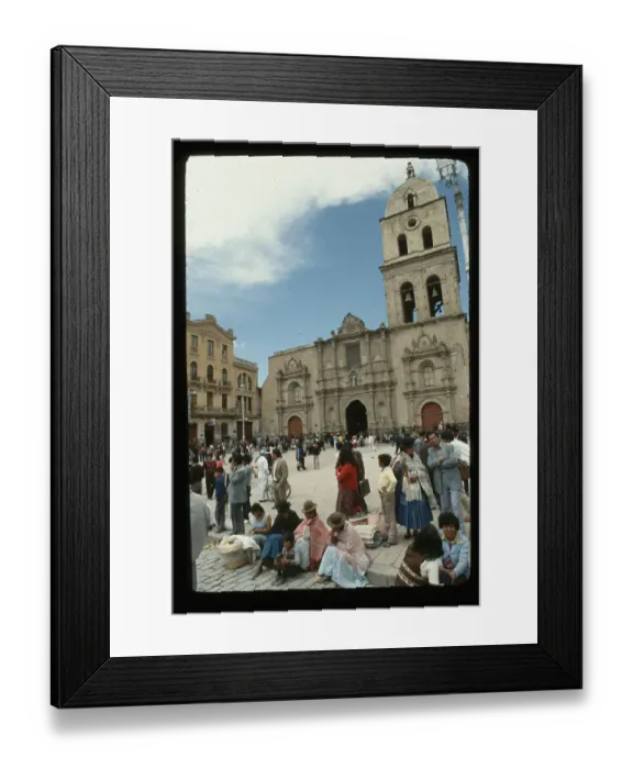 Framed Print : San Francisco Church-La Paz Framed Print : San Francisco Church-La Paz
