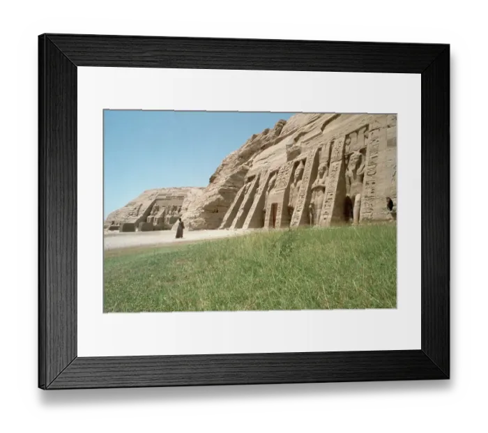 Framed Print : General View of the Hathor Temple