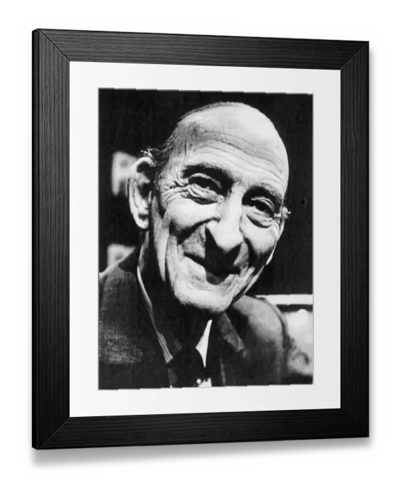 Framed Print : Columnist Raymond Aron Framed Print : Columnist Raymond Aron