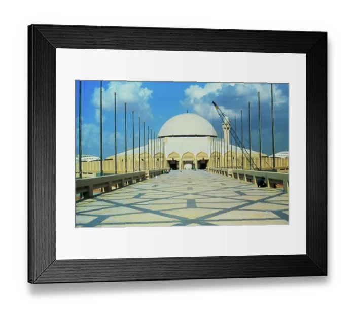 Framed Print : Exterior of the Royal Mosque of Riyadh Framed Print : Exterior of the Royal Mosque of Riyadh