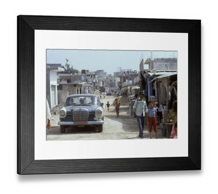Framed Print : Damaged Lebanese Refugee Camp Framed Print : Damaged Lebanese Refugee Camp