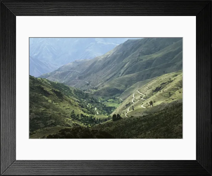 Framed Print : Valley in Central Andes Framed Print : Valley in Central Andes