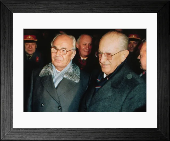 Framed Print : Soviet Leader Yuri Vladimirovich Andropov with Gustav Husak Framed Print : Soviet Leader Yuri Vladimirovich Andropov with Gustav Husak