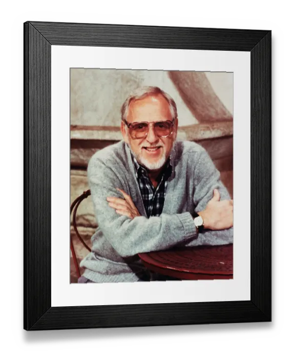 Framed Print : Portrait of David Wolper Framed Print : Portrait of David Wolper