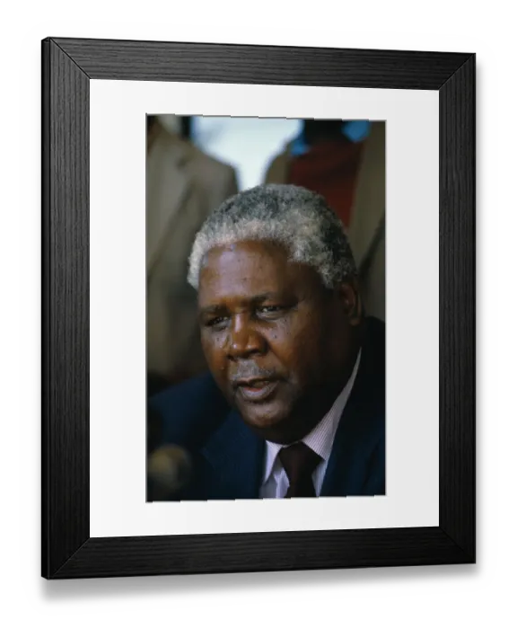 Framed Print : Portrait of Joshua Nkomo Framed Print : Portrait of Joshua Nkomo