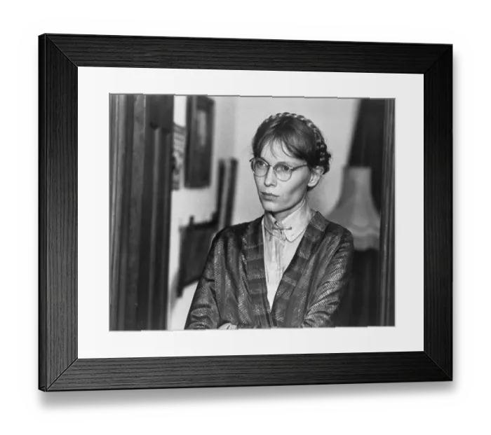 Framed Print : Mia Farrow in Costume for Zelig Framed Print : Mia Farrow in Costume for Zelig