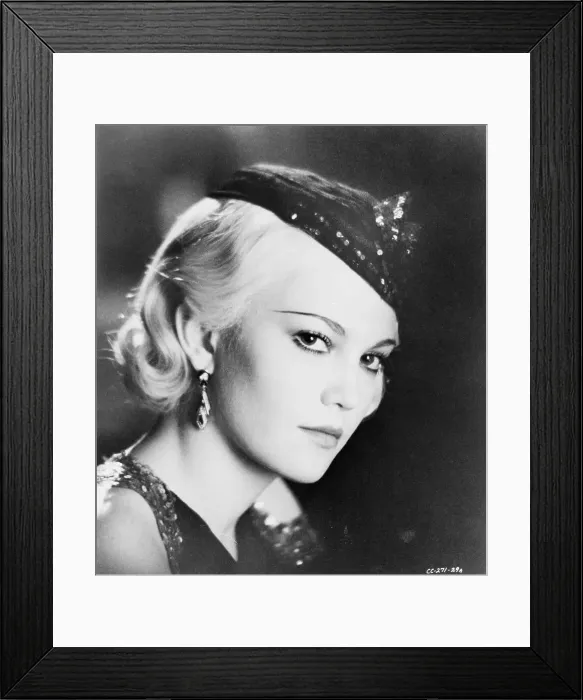 Framed Print : Portrait of Cotton Club Entertainer Diane Lane Framed Print : Portrait of Cotton Club Entertainer Diane Lane