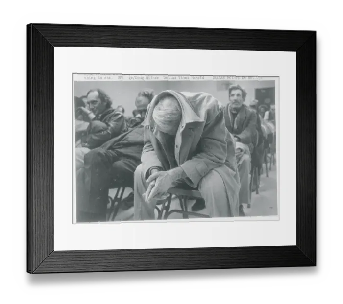 Framed Print : Man Resting with His Jacket Pulled Over His Head