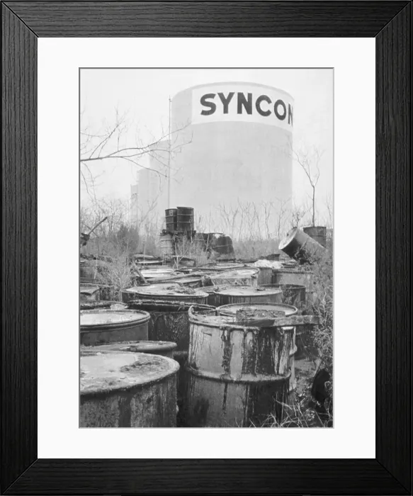 Framed Print : Barrels Of Toxic Waste Framed Print : Barrels Of Toxic Waste