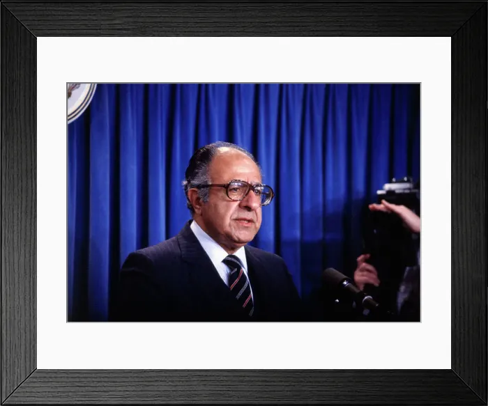 Framed Print : Philip Habib at Microphones Framed Print : Philip Habib at Microphones