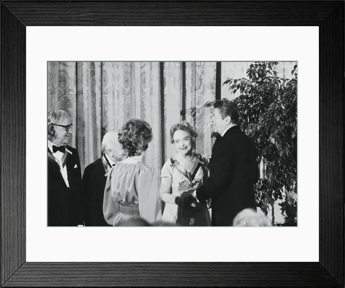 Framed Print : Ronald and Nancy Reagan Hosting Performers Framed Print : Ronald and Nancy Reagan Hosting Performers