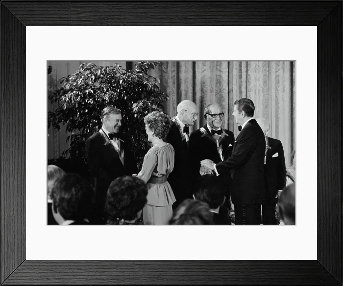 Framed Print : Ronald and Nancy Reagan with Kennedy Center Honorees Framed Print : Ronald and Nancy Reagan with Kennedy Center Honorees