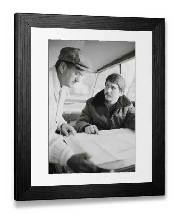 Framed Print : Richard Tosaw and Blake Payne