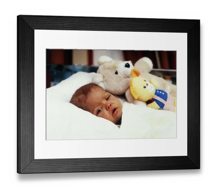 Framed Print : Jamie Fiske In Bed After Liver Framed Print : Jamie Fiske In Bed After Liver